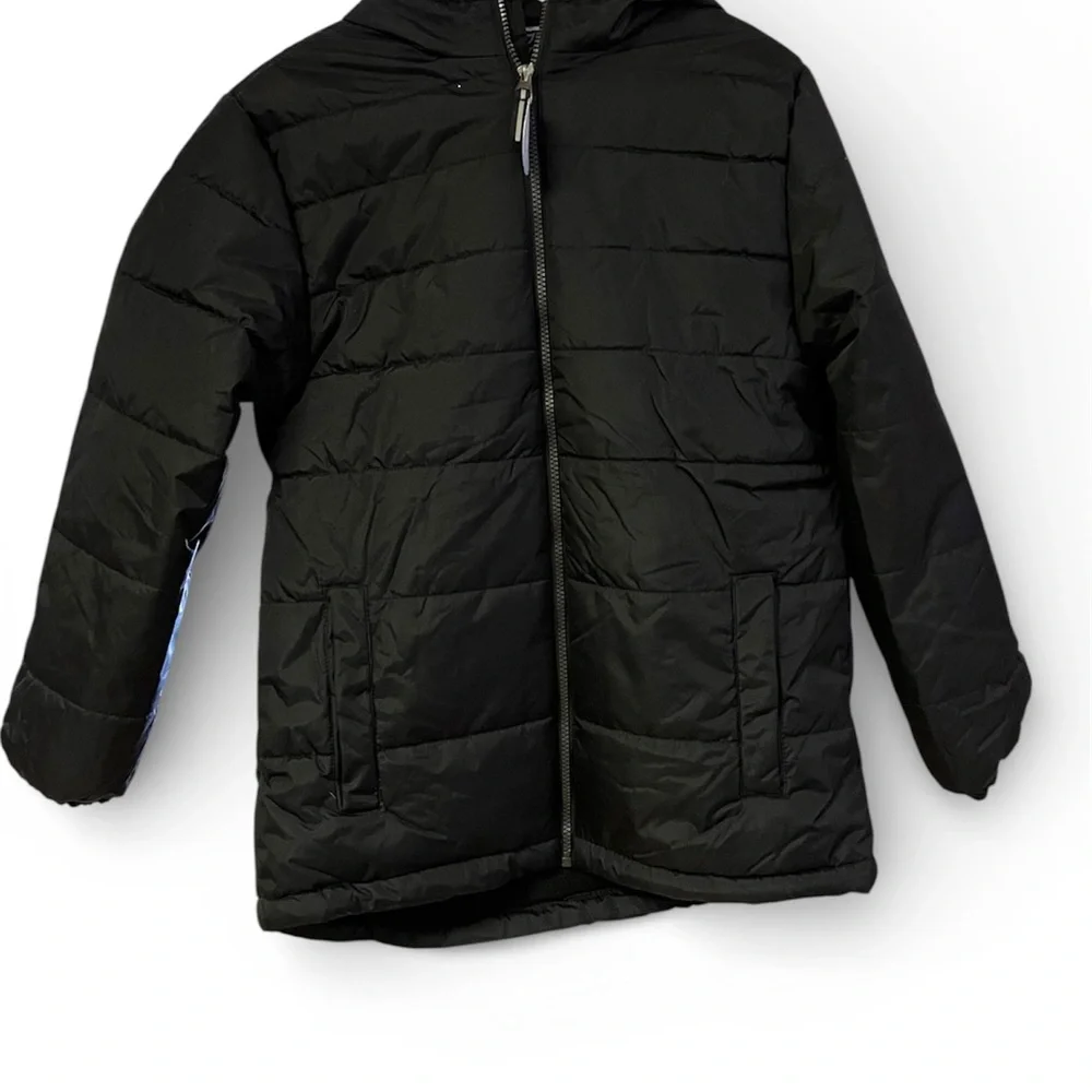 NWT Whales Tail Boy's Hooded Coat Water & Wind Resistant Puffer Jacket, 14/16